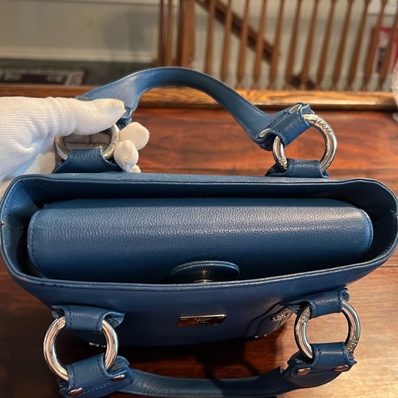 MCM Mini Studded Shoulder Bag w/Detachable Pouch - Picture 8 of 17